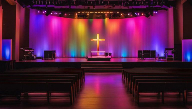 LED wall for church in Millcreek