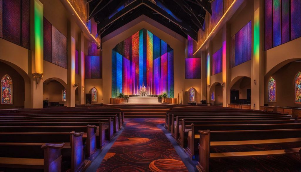 LED wall for church in North Las Vegas