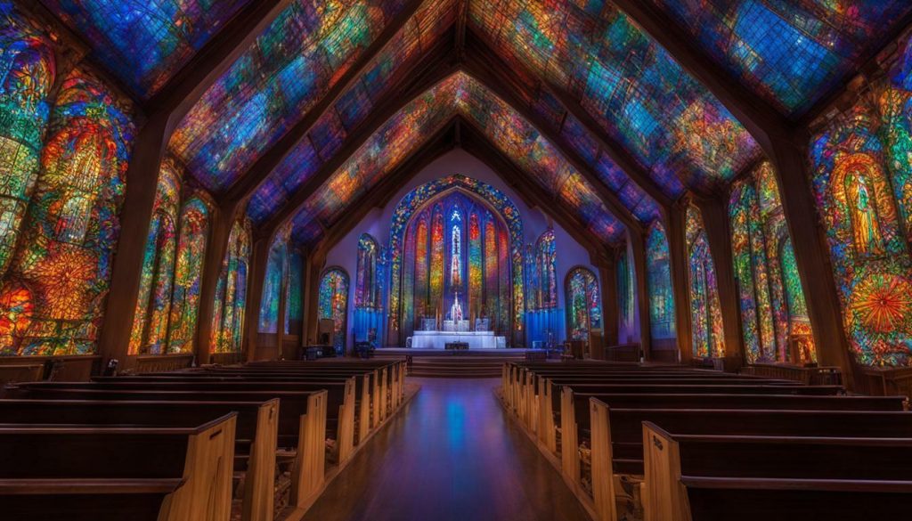 LED wall for church in Portland