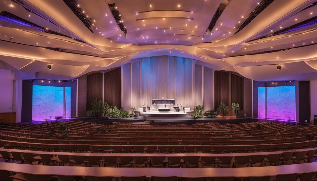 LED wall for church in San Antonio