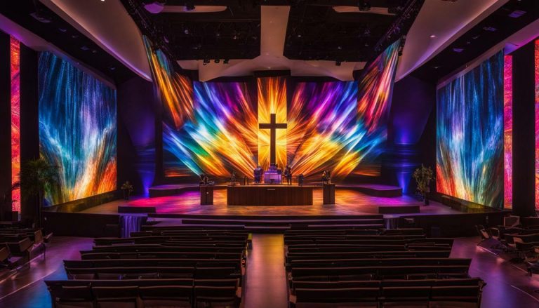 LED wall for church in Sparks