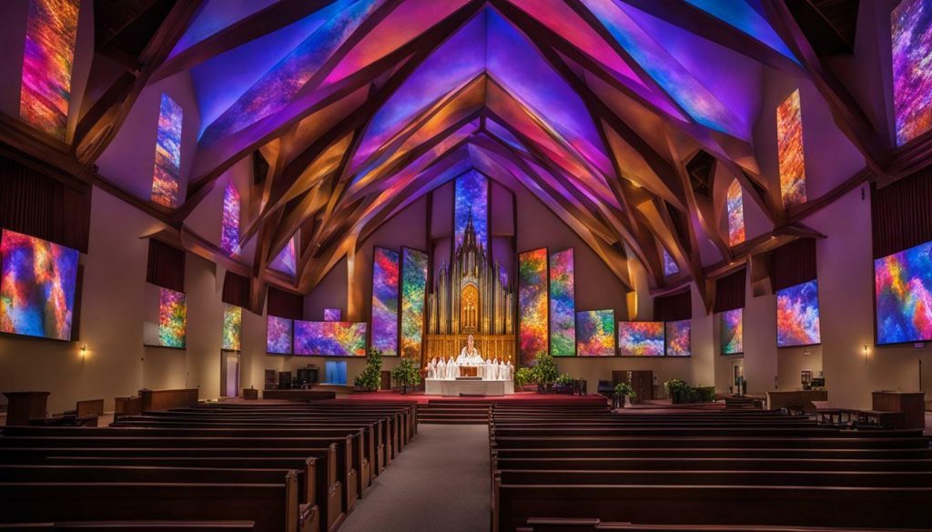 LED wall for church in Springfield