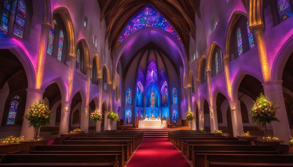 LED wall for church in Taylorsville