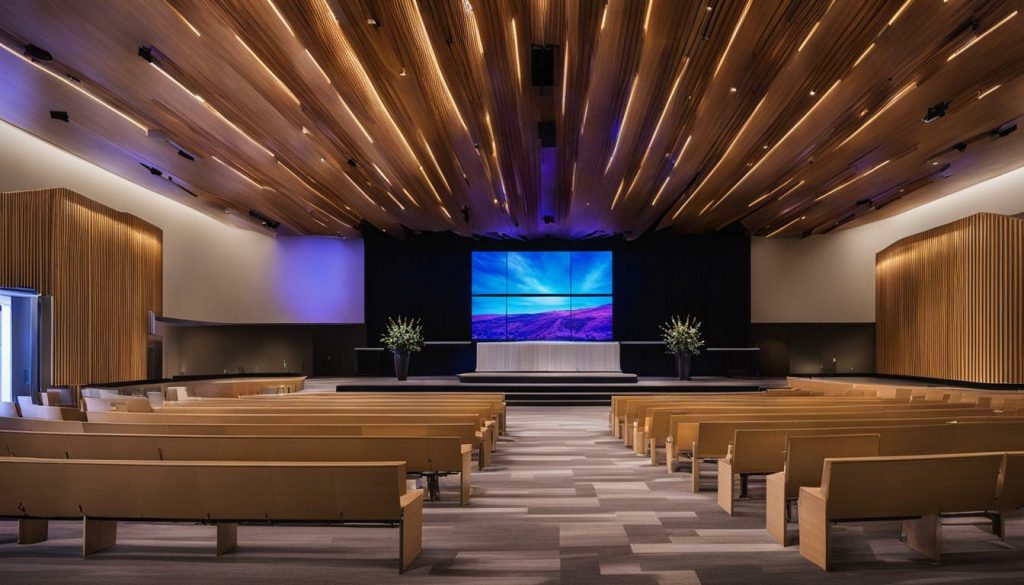 LED wall for church in West Valley City