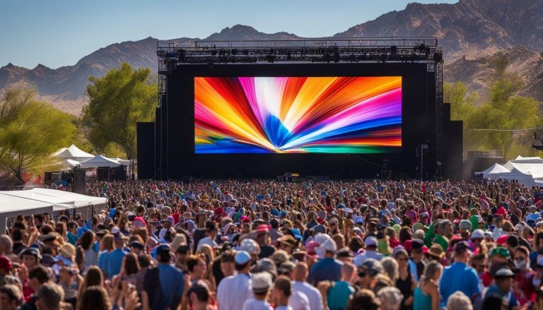 Outdoor LED screen in Boulder City