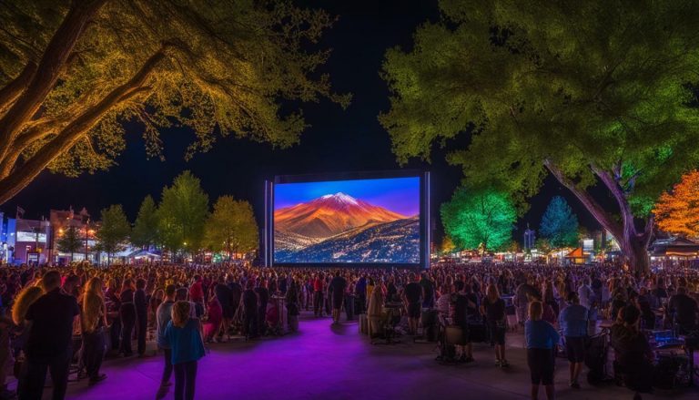 Outdoor LED screen in Carson City