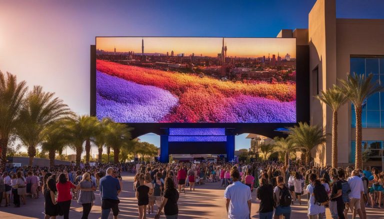 Outdoor LED screen in Chandler