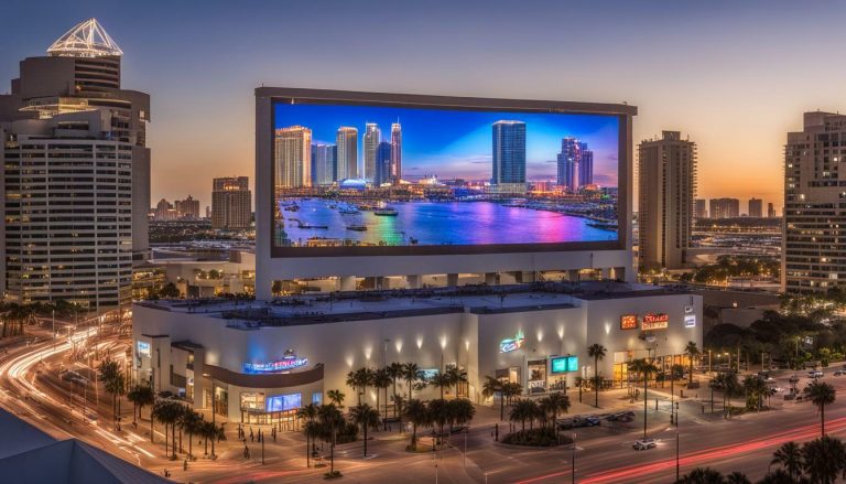 Outdoor LED screen in Corpus Christi