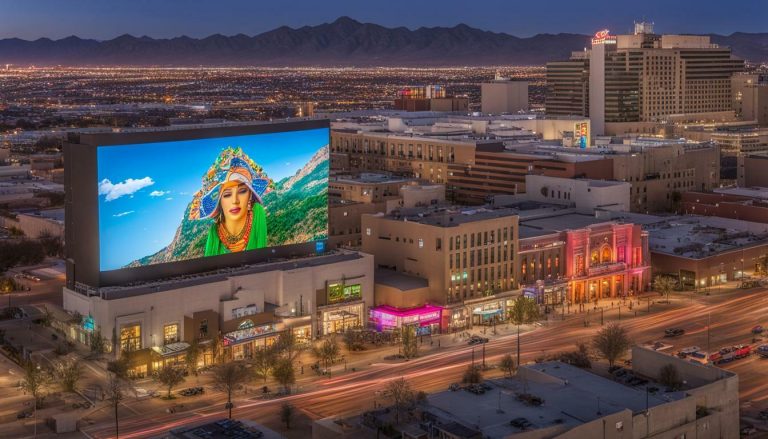 Outdoor LED screen in El Paso