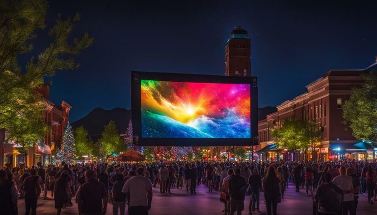 Outdoor LED screen in Flagstaff