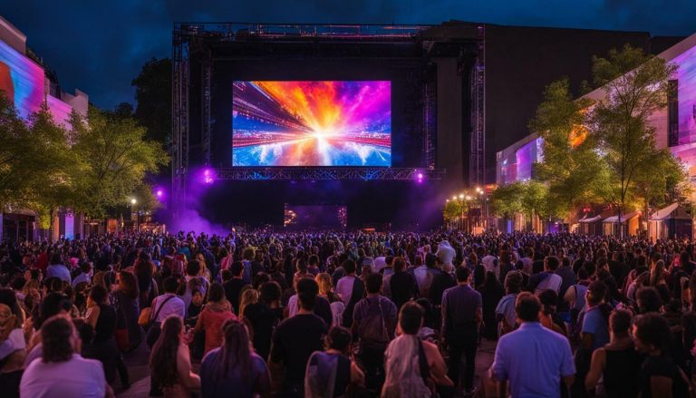 Outdoor LED screen in Glendale