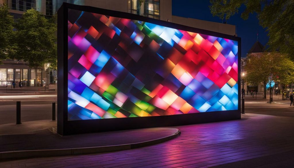 Outdoor LED screen in Gresham