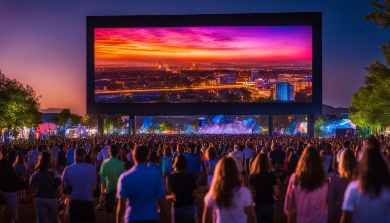 Outdoor LED screen in Henderson