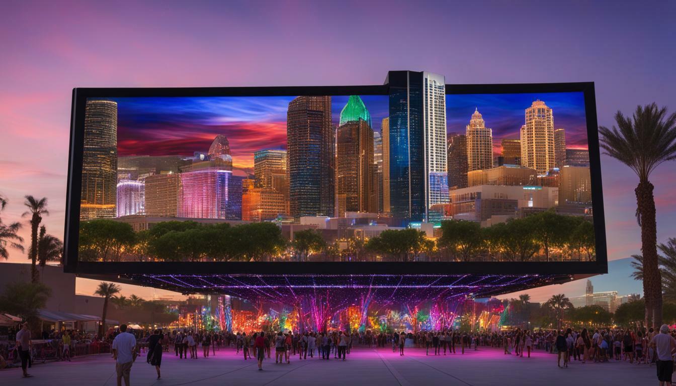 Outdoor LED Screen in Mesquite, TX