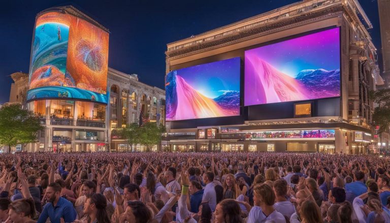 Outdoor LED screen in Mesquite