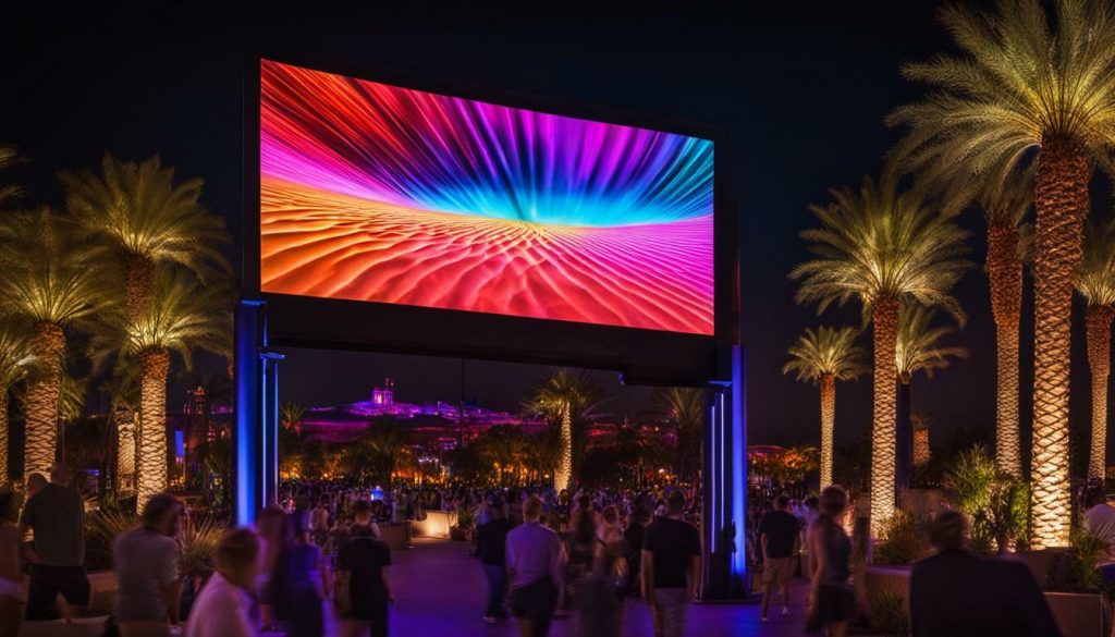 Outdoor LED screen in Scottsdale