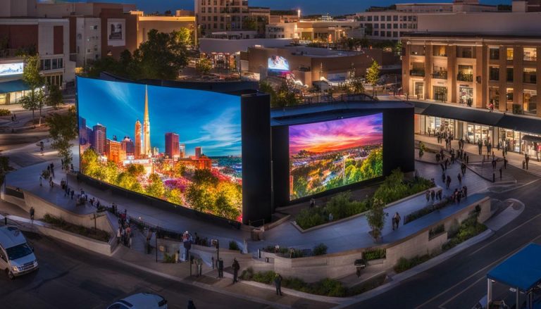 Outdoor LED screen in St. George