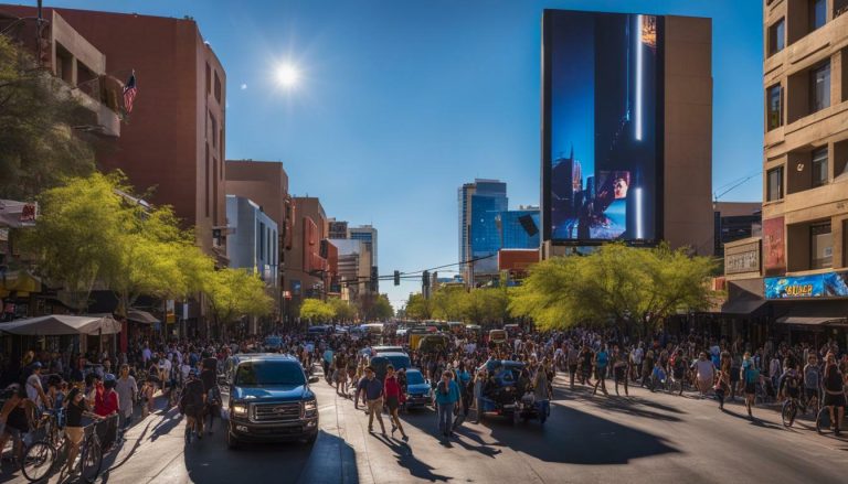 Outdoor LED screen in Tucson