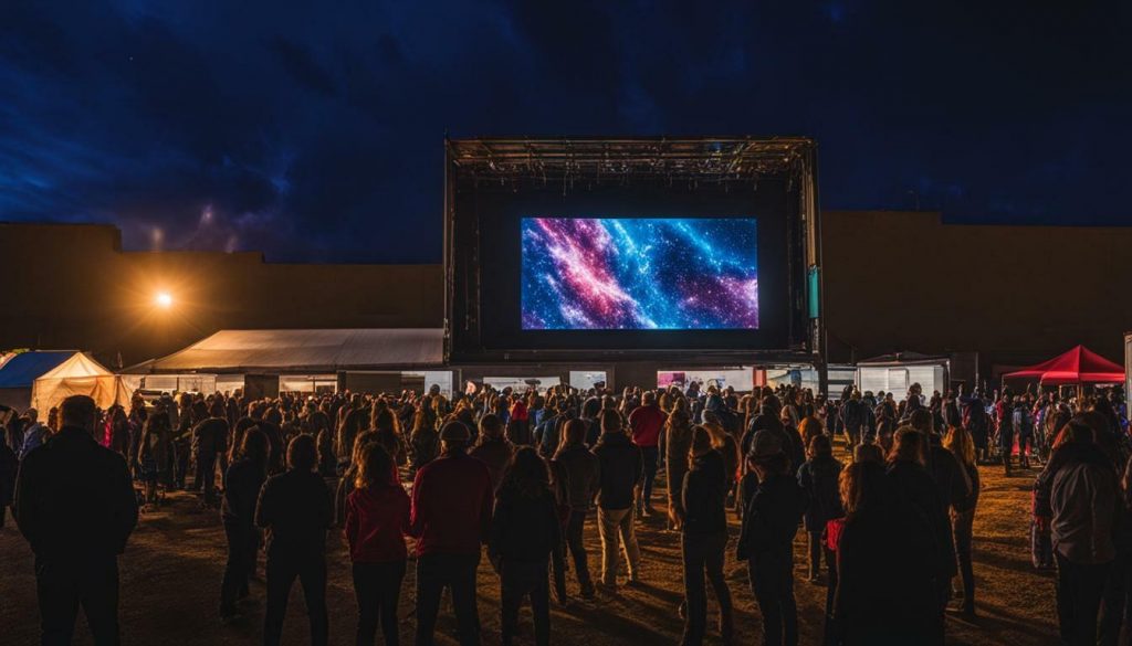 Outdoor LED screen in Winnemucca