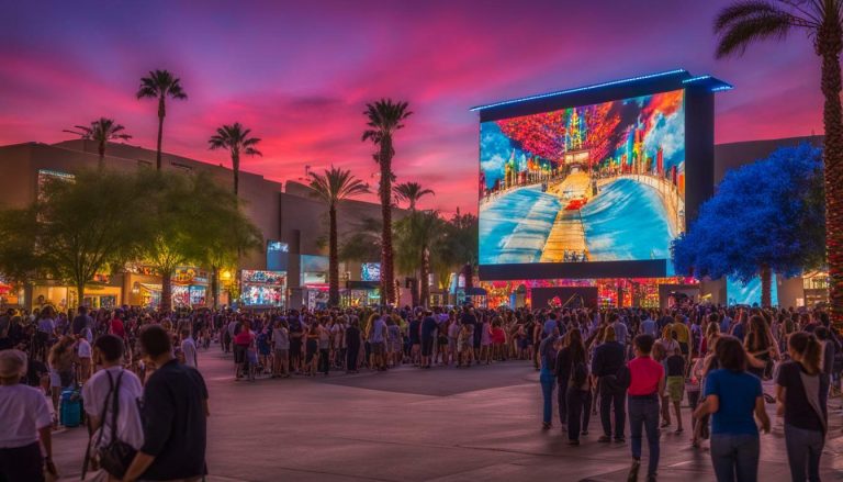 Outdoor LED screen in Yuma