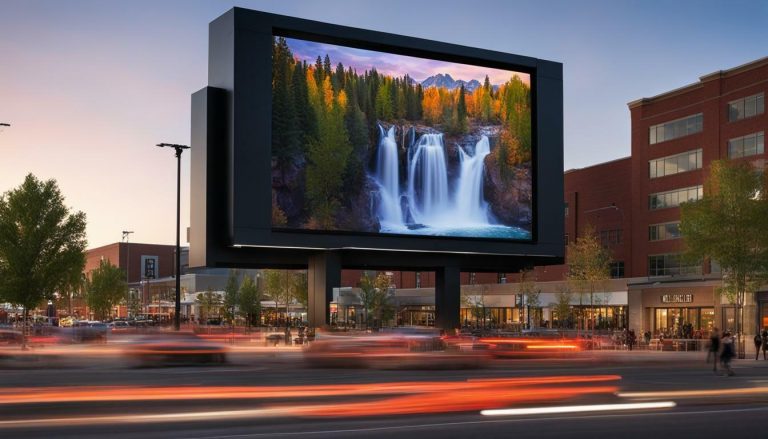 Big LED screen in Idaho Falls