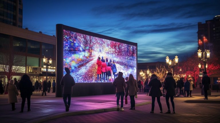 Big LED screen in Madison