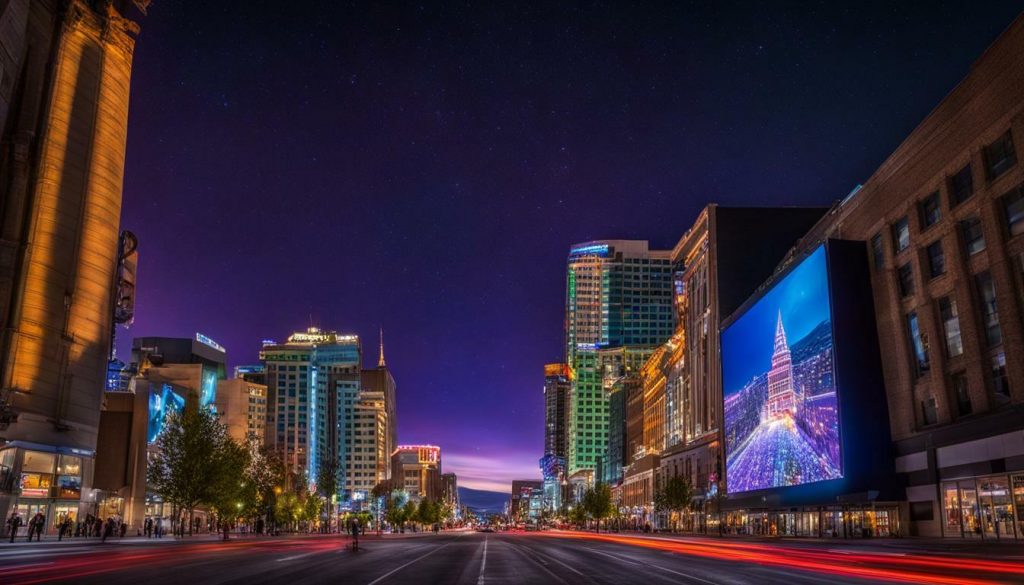 Big LED screen in Rexburg