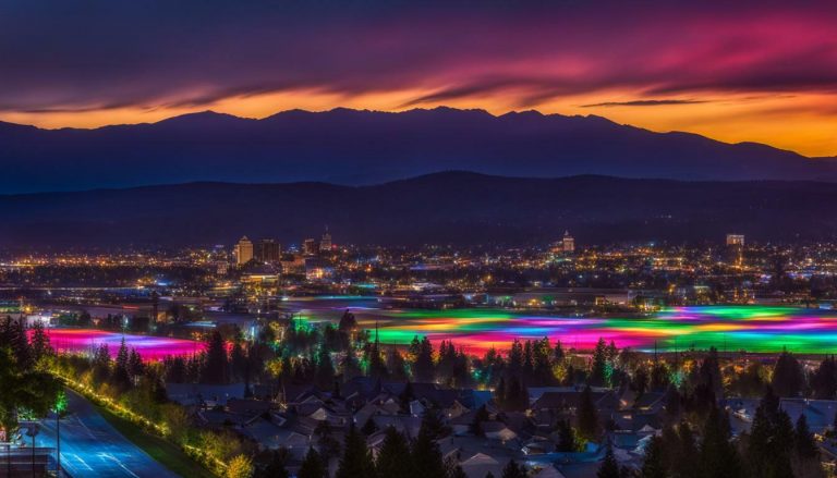 Big LED screen in Spokane Valley