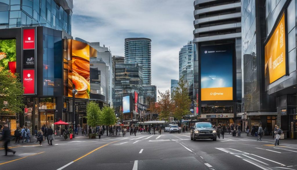 Digital signage in Bellevue