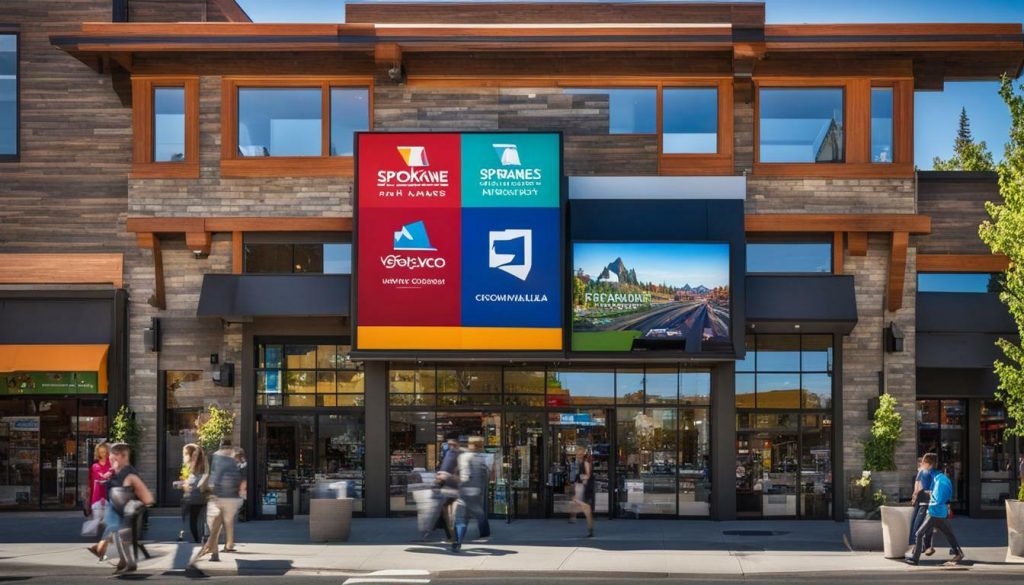 Digital signage in Spokane Valley