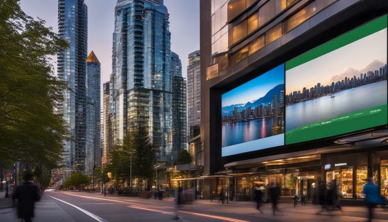 Digital signage in Vancouver