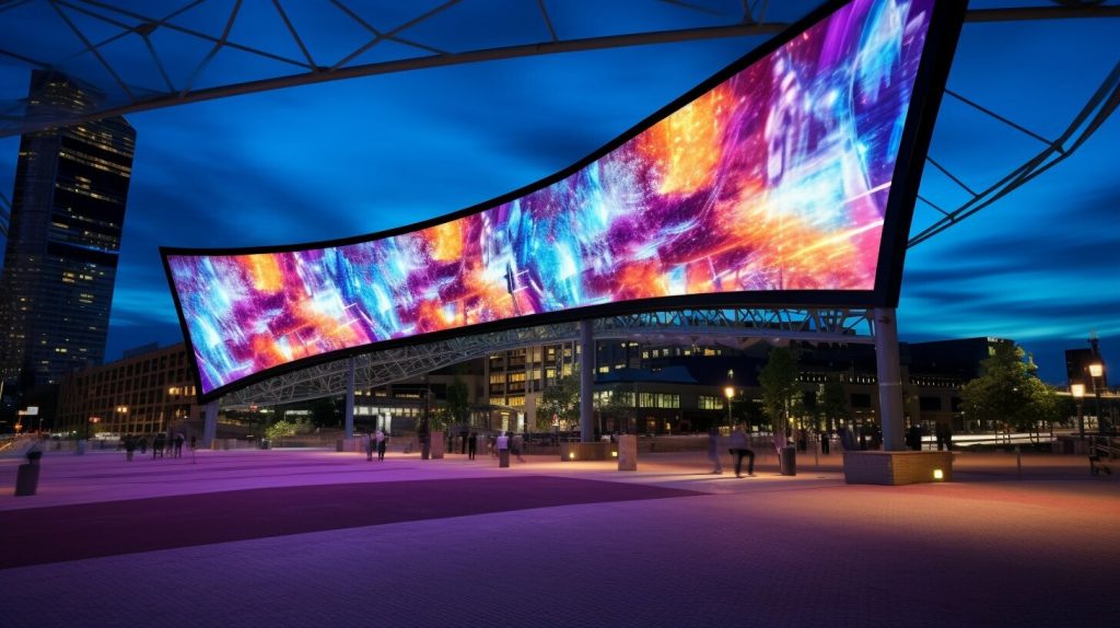 Indoor LED screen in Milwaukee