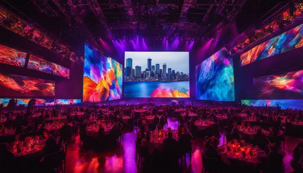 Indoor LED screen in Seattle