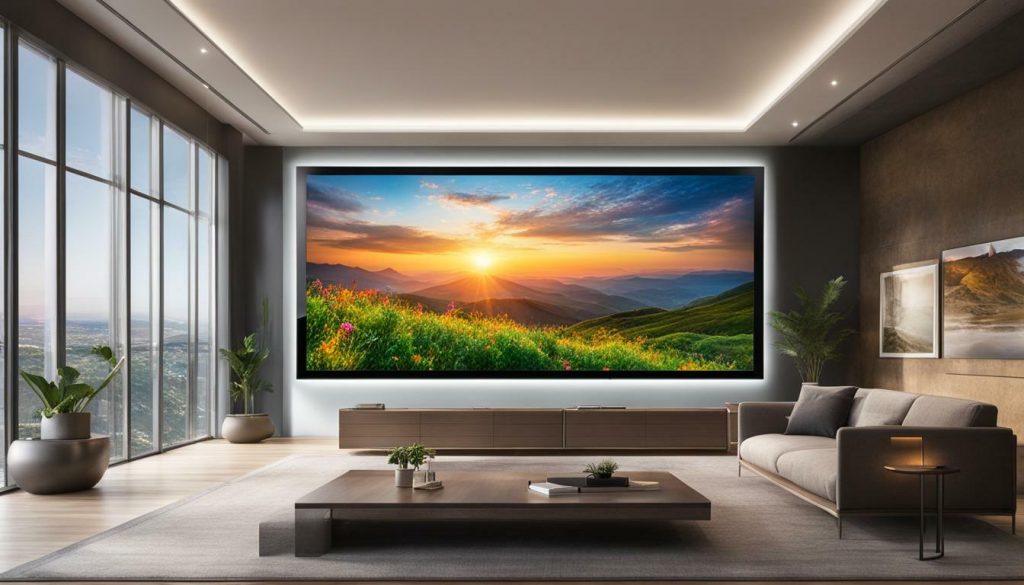 Indoor LED screen in Vancouver