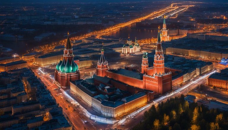 LED display in Moscow