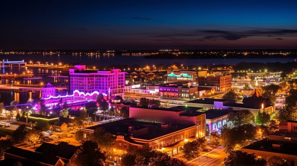 LED display in Oshkosh