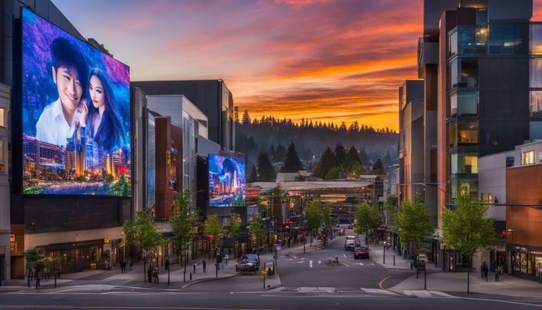 LED display in Renton