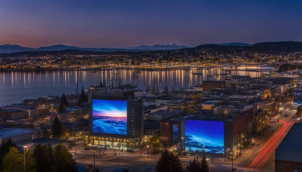 LED display in Tacoma