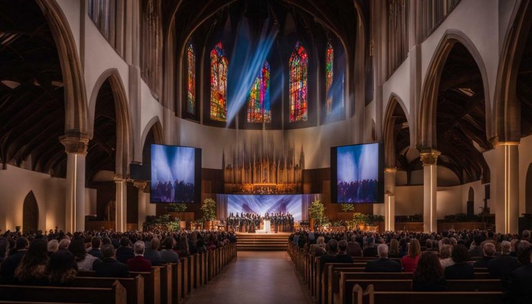 LED screen for church in Auburn