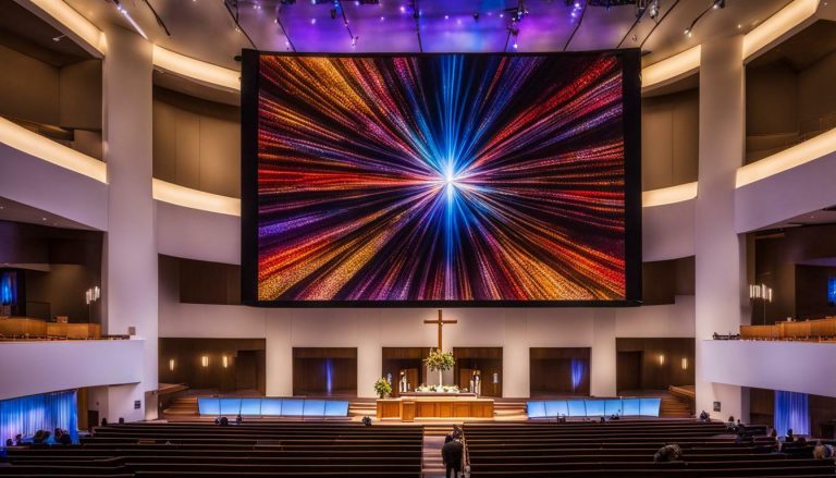 LED screen for church in Bellevue