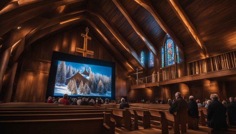 LED screen for church in Chubbuck