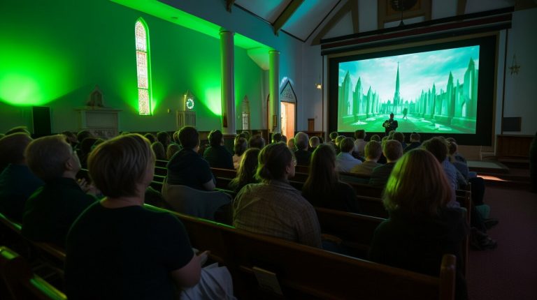 LED screen for church in Green Bay