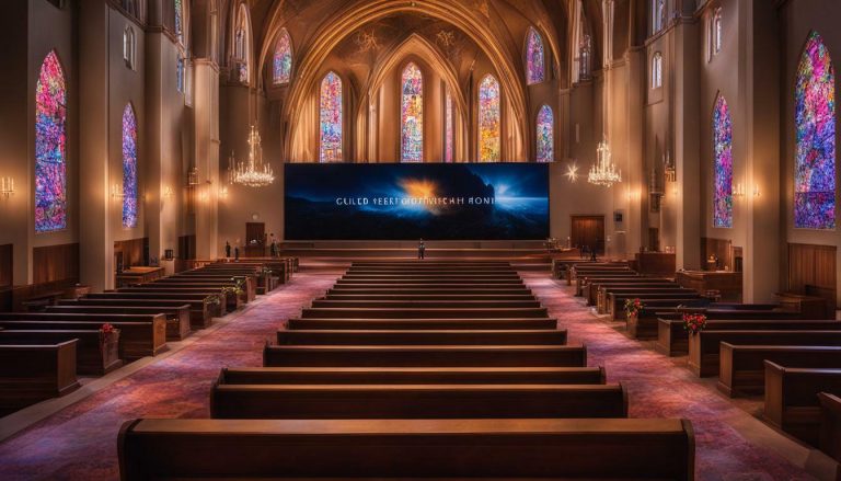 LED screen for church in Idaho Falls