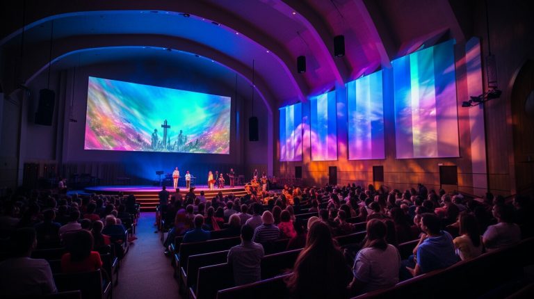 LED screen for church in Madison