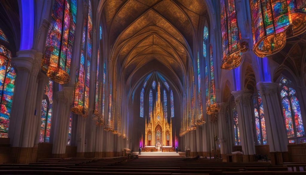 LED screen for church in Moscow