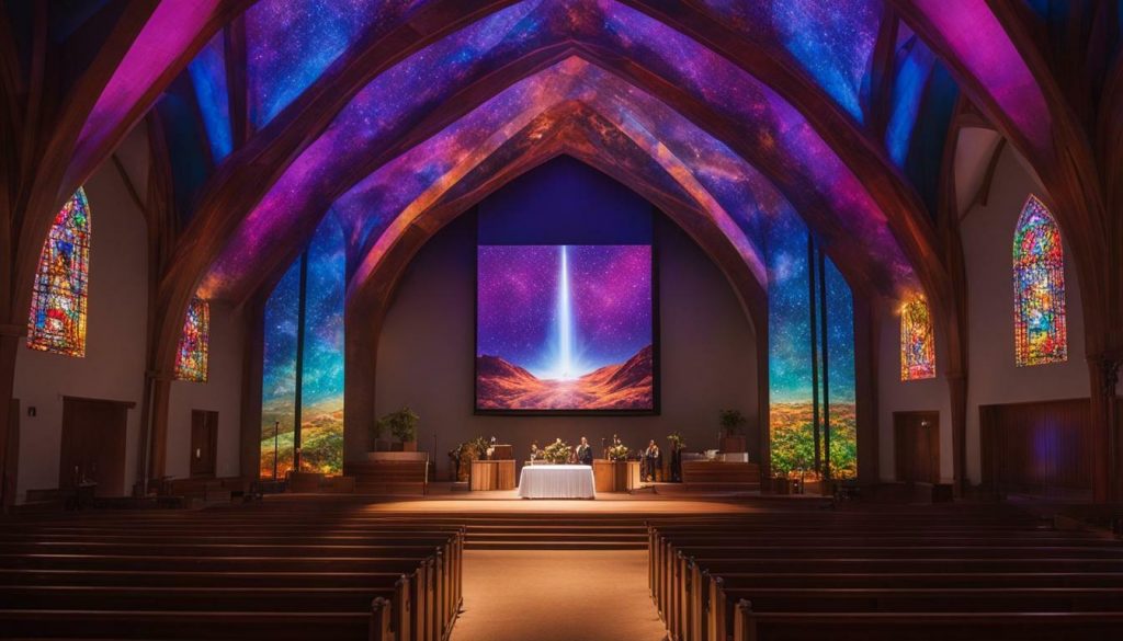 LED screen for church in Mountain Home