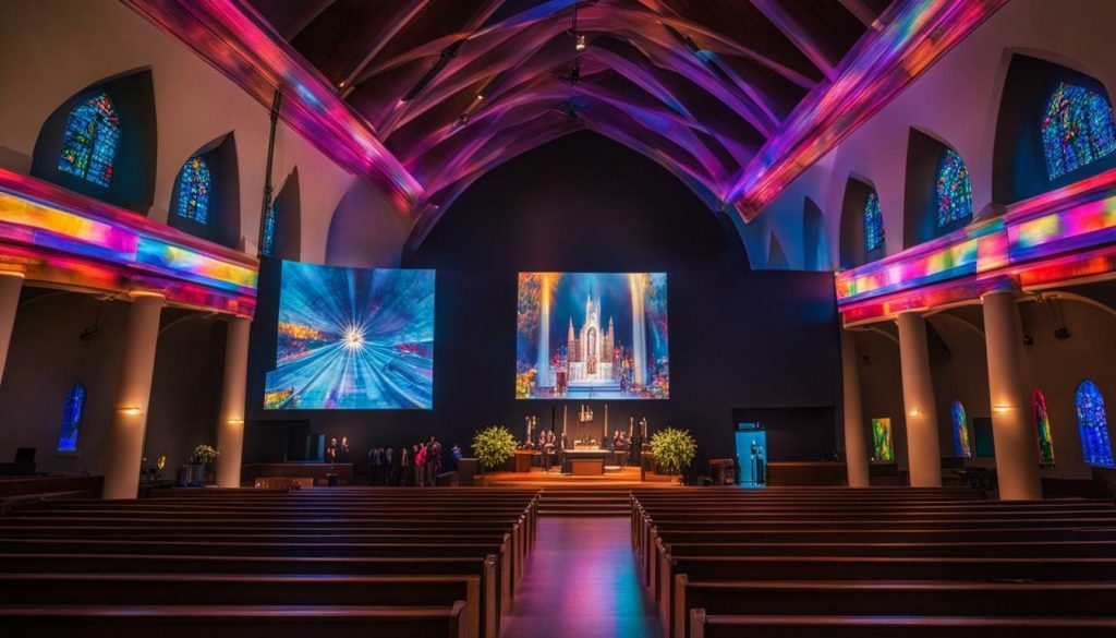 LED screen for church in Shoreline