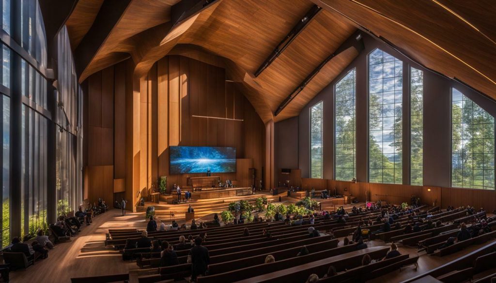 LED screen for church in Spokane