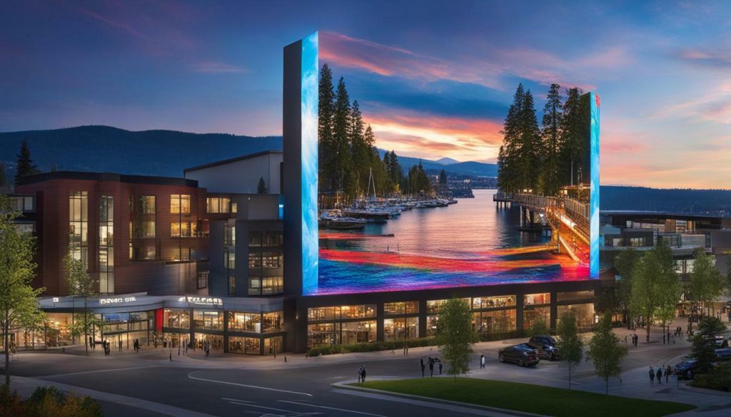 LED screen in Coeur d'Alene