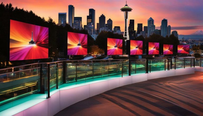 LED screen panels in Seattle